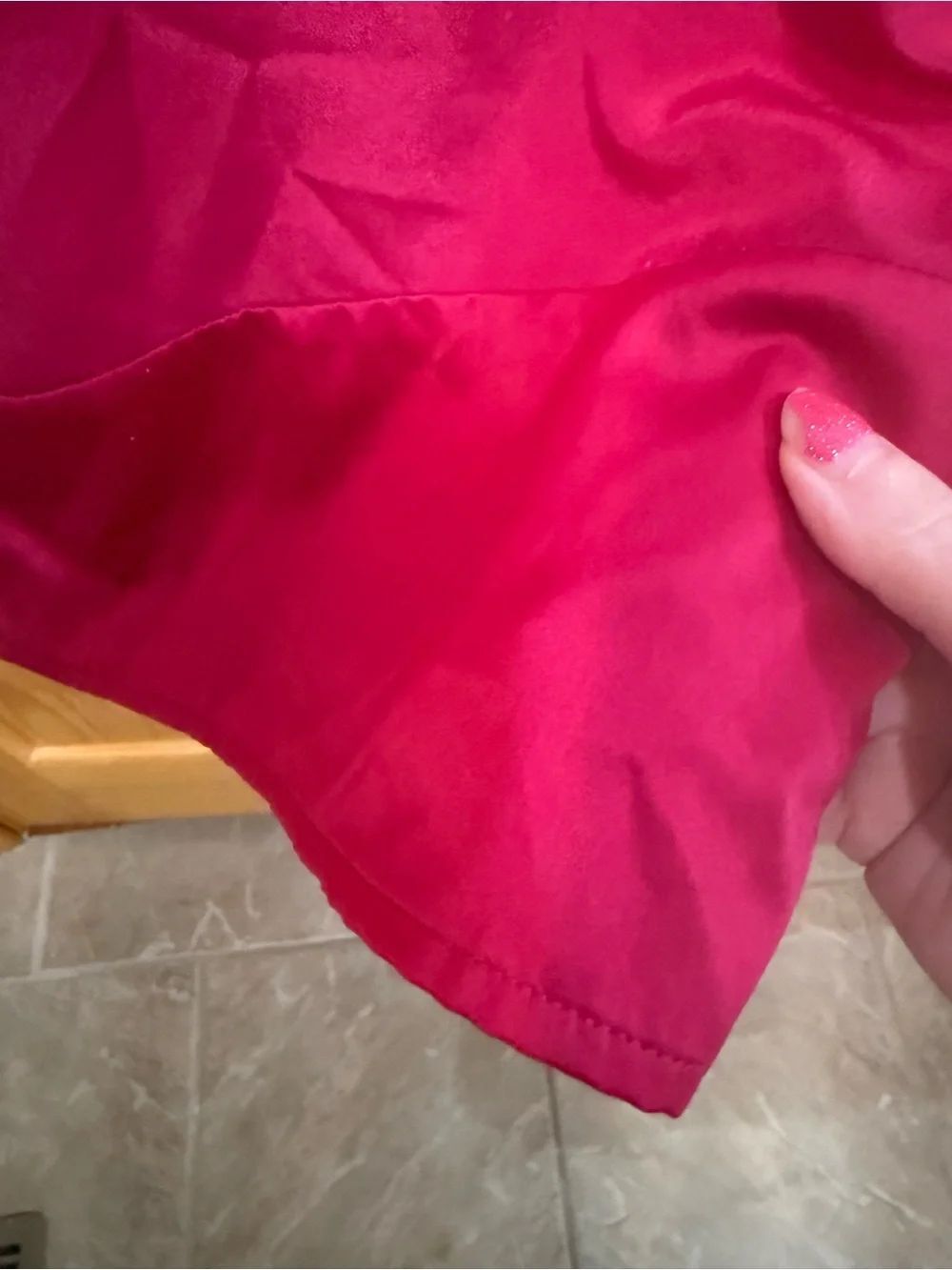 The Limited Women's Magenta Short-Sleeve dress size M - Picture 3 of 8